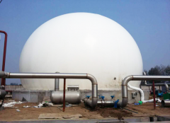 日照3000立方獨立雙膜氣柜